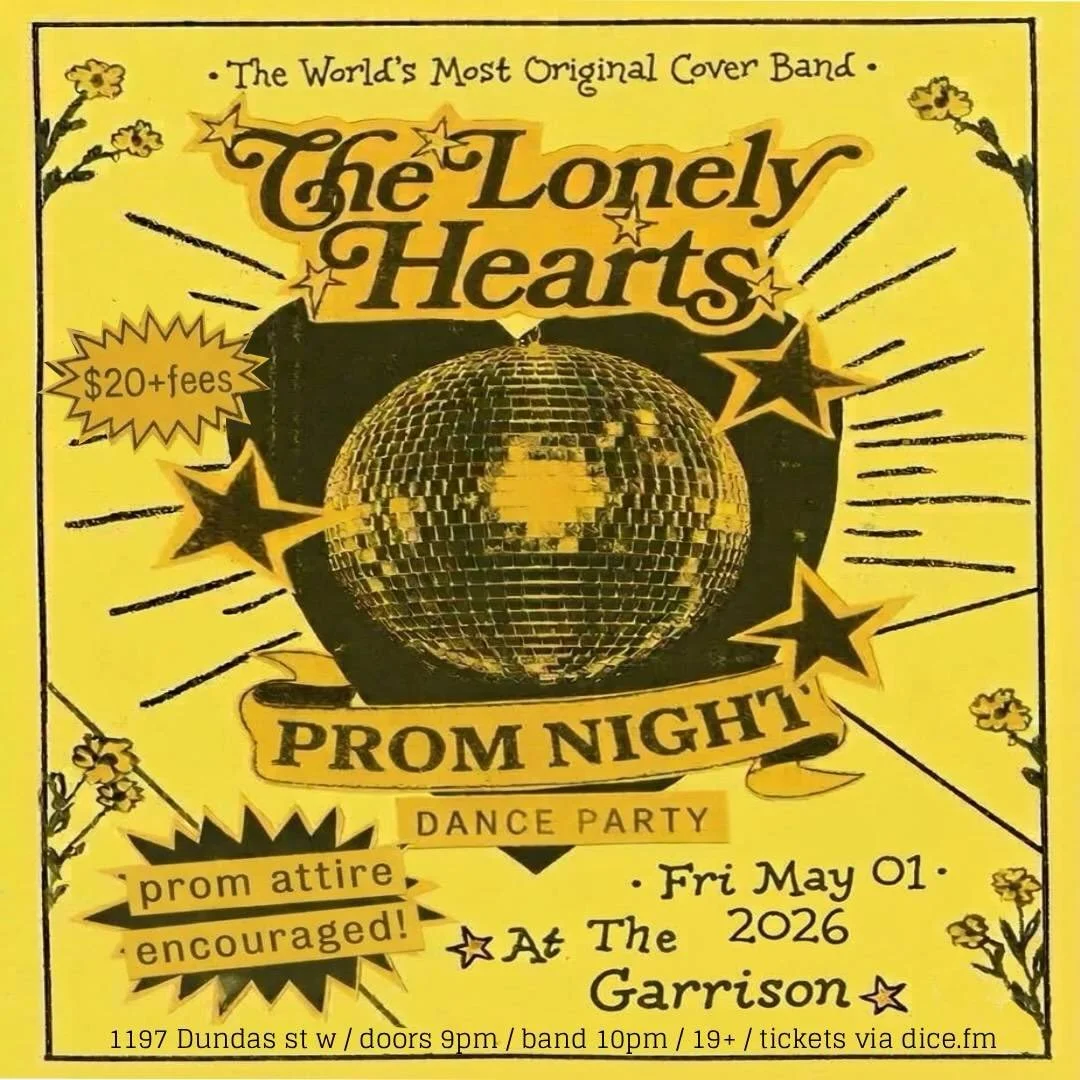 Spring has SPRUNG 🌼 , and that means our Annual PROM NIGHT Dance Party&nbsp;is back at @thegarrisonto ! 🪩✨
It&rsquo;s time to dust off the vintage dresses, grab your favourite person (or the whole crew), and get ready for one of the best dance part