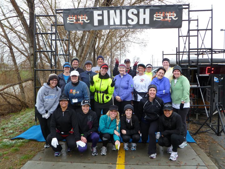 Me and Karla at our first Galloway group run.