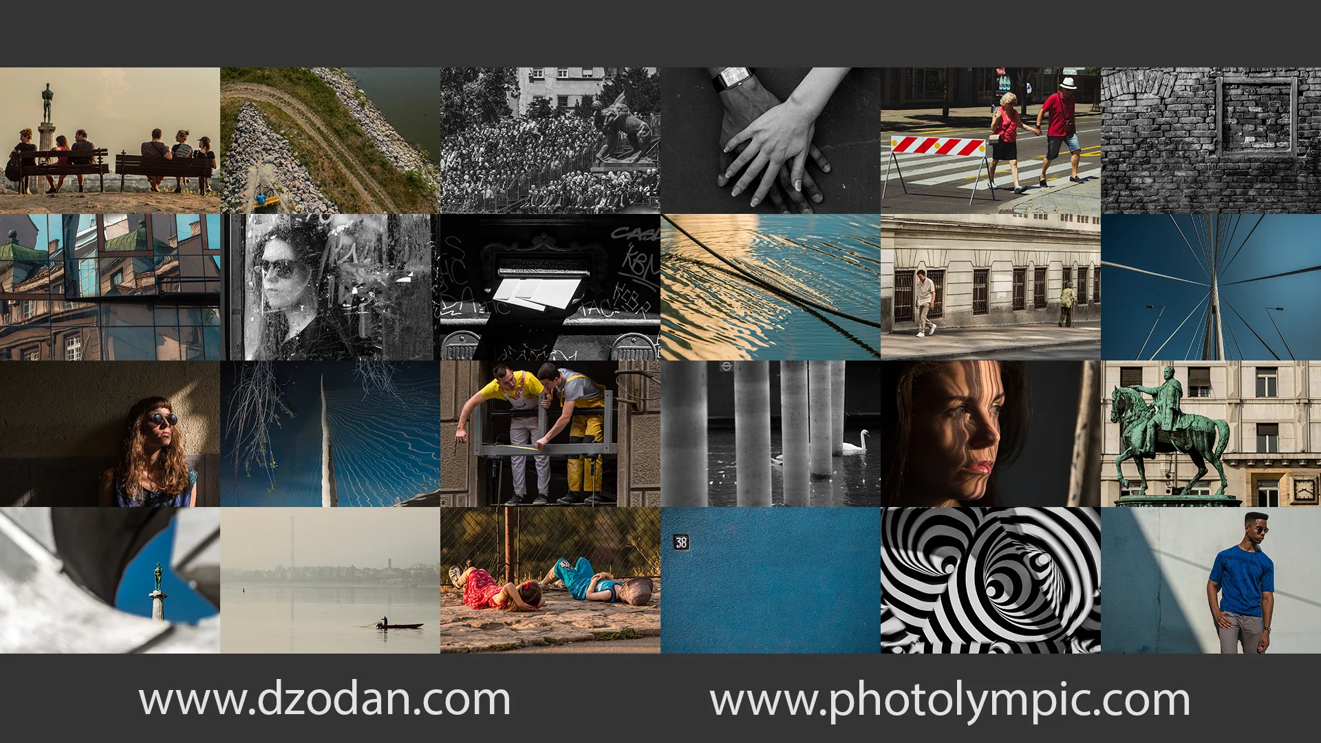 Kolaž fotografija koje su bile moji odgovori na 24 teme sa prethodne Fotolimpijade