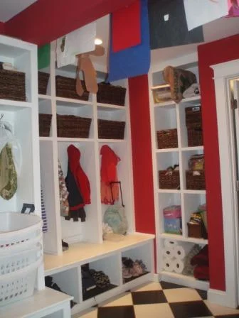 Mud room cubbies