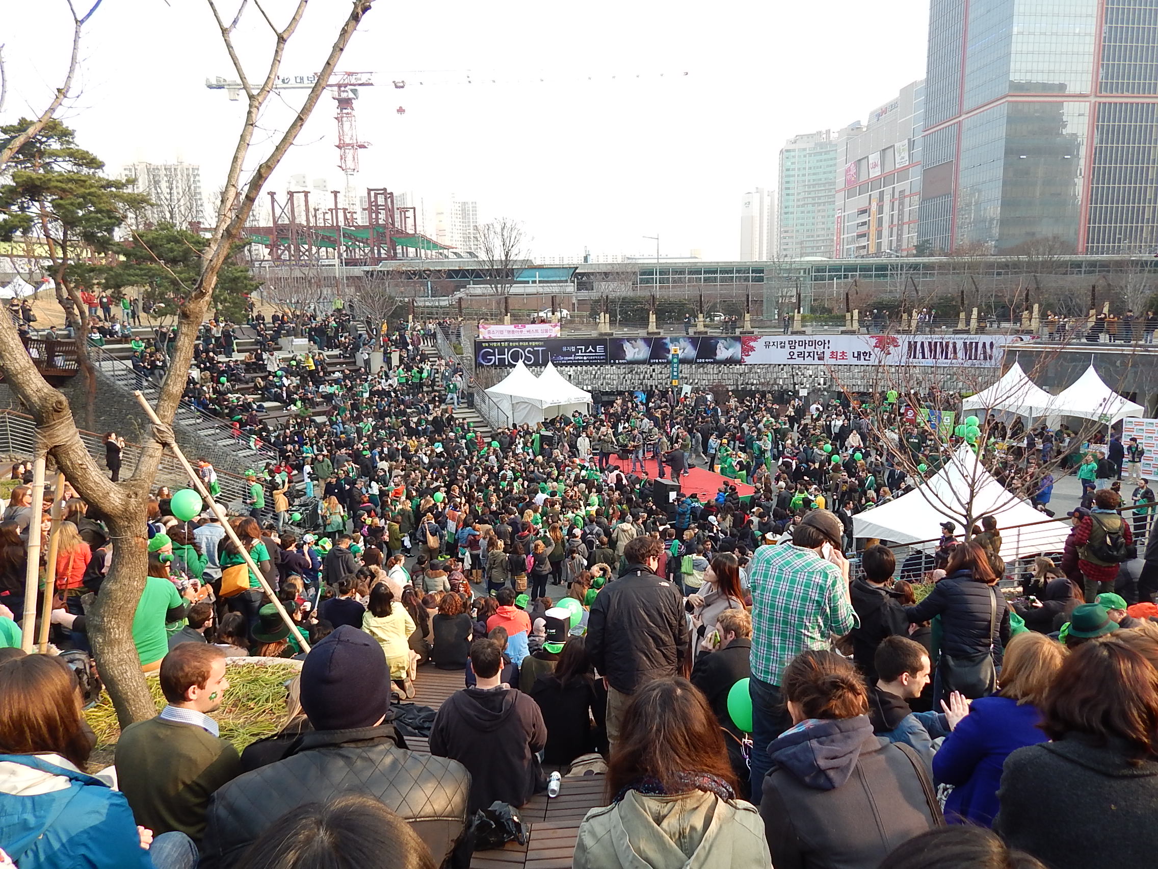 St Patrick's day celebrations, Sindorim, March 2014