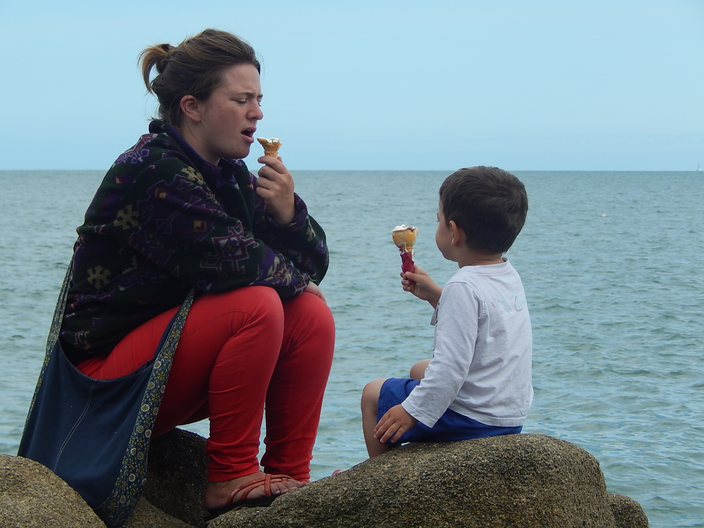 Aunt and nephew