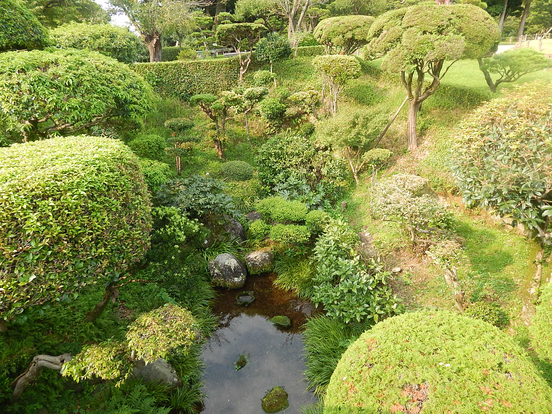 At Suizenji Gardens
