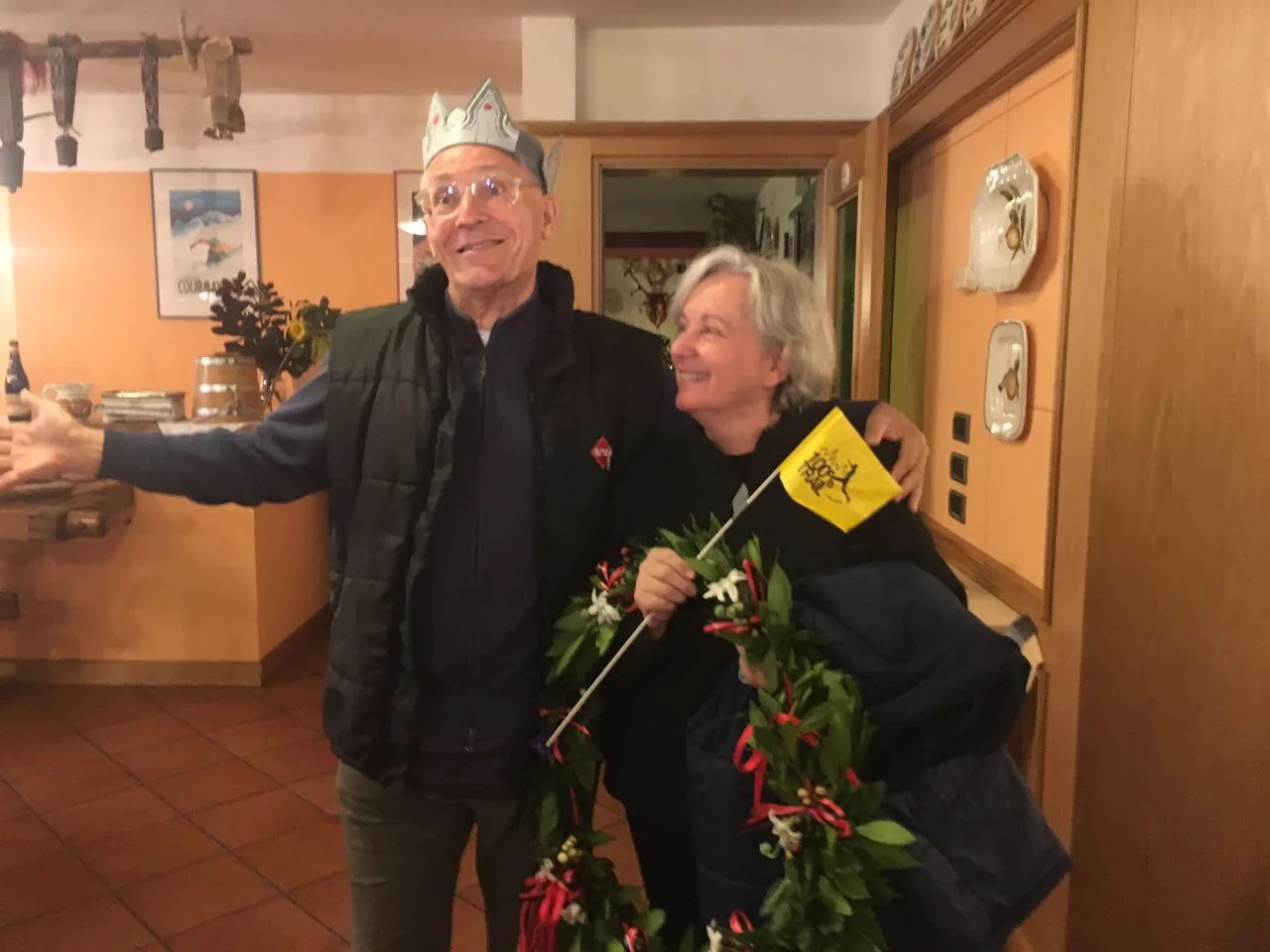 E per finire, ma solo per oggi: papà e mamma di Lisa, grandi tifosi della regina del TOR 2016.