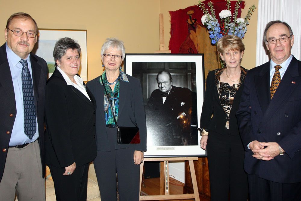 SWCSO members Smarkala, Olney, Comtois and Dianne Brydon of the Library of Parliament.