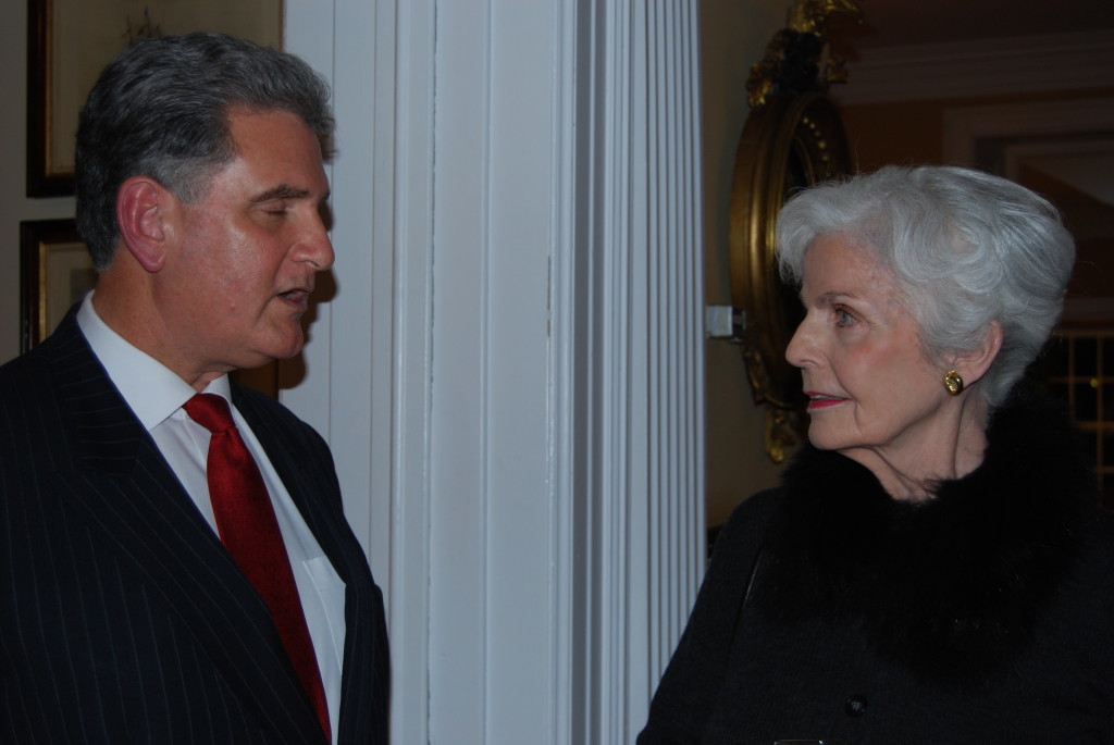 High Commissioner Dr. Andrew Pocock and SWCSO Director Pam Reynolds.