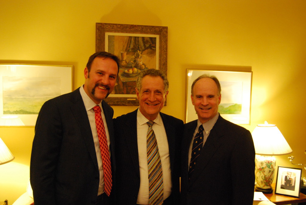 Todd Ricketts, Ron Cohen and Churchill Centre Executive Director Lee Pollock.