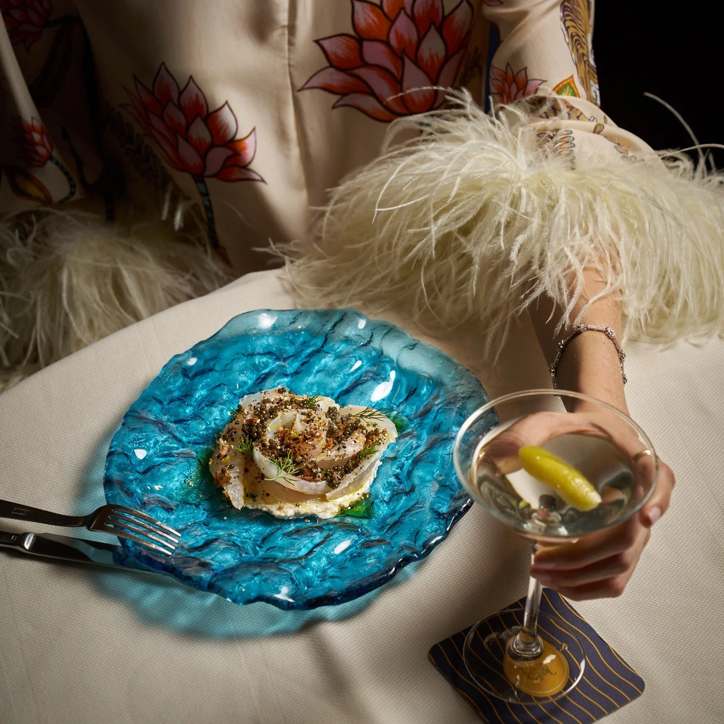 Evening blues and caviar dreams 🥂
 .

.

.

.

.

.

.

.

 #luxuryfood #atmosphere #hospitality #horeca #dish #cheers #luxurylifestyle #newyorkfood #newyorkfoodie #beautifulfood #foodstylingandphotography #gorgeousfood #foodphotography #culinarycre