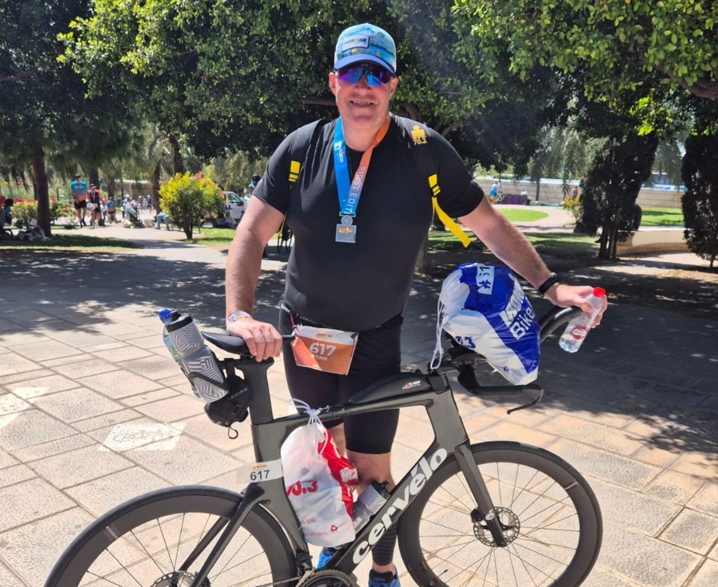 A huge congratulations for Bee 3 team member Ryan P. Perfect day for a 70.3 in Valencia 🌞 

Way to go 👏 🔥 

#valencia703 #triathlon #goteambee3 #racingishard #makeithappen