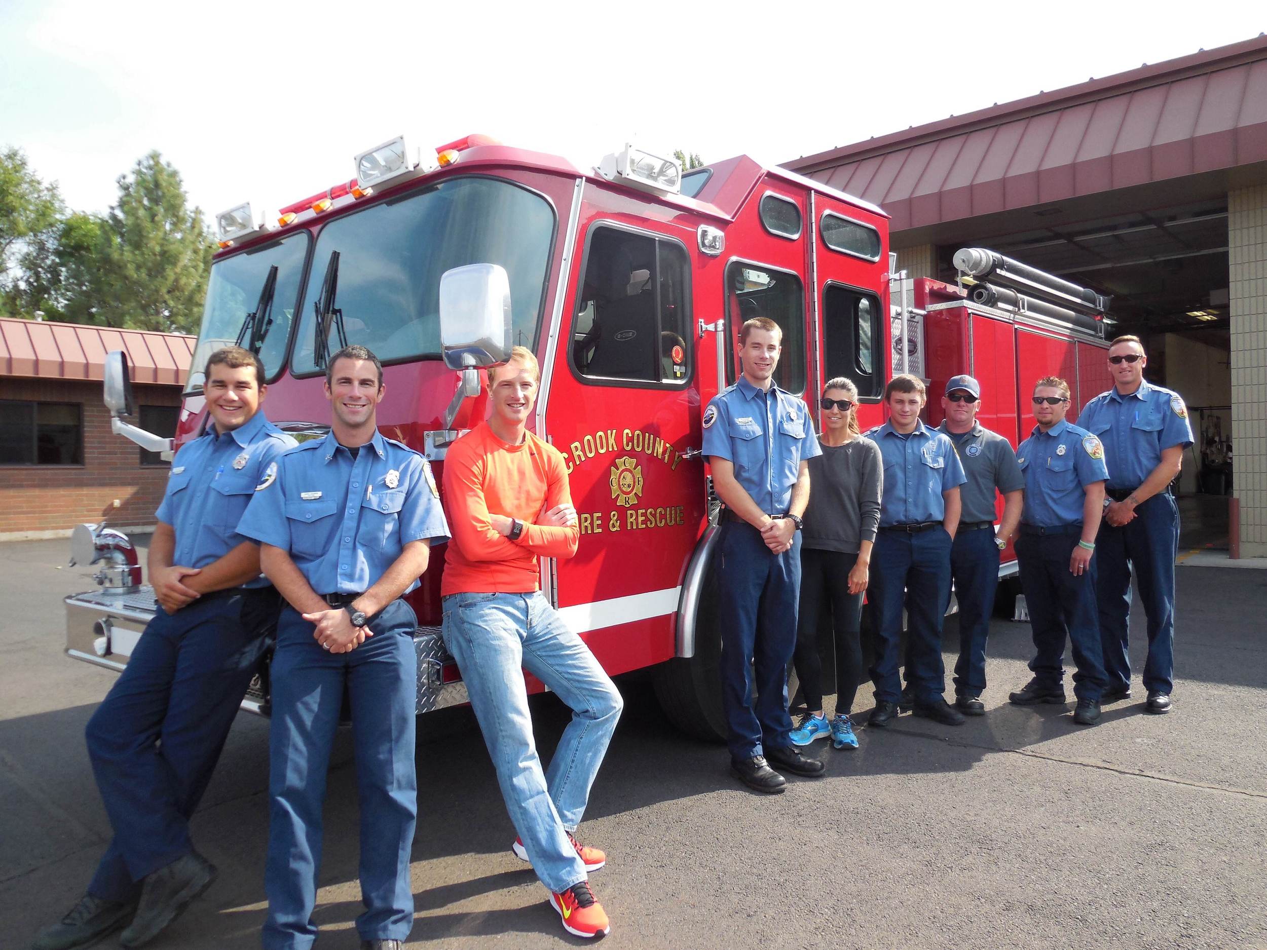 We can't thank the incredibly kind and hard-working firefighters and paramedics from the Crook County Fire and Rescue team enough for their ongoing hospitality