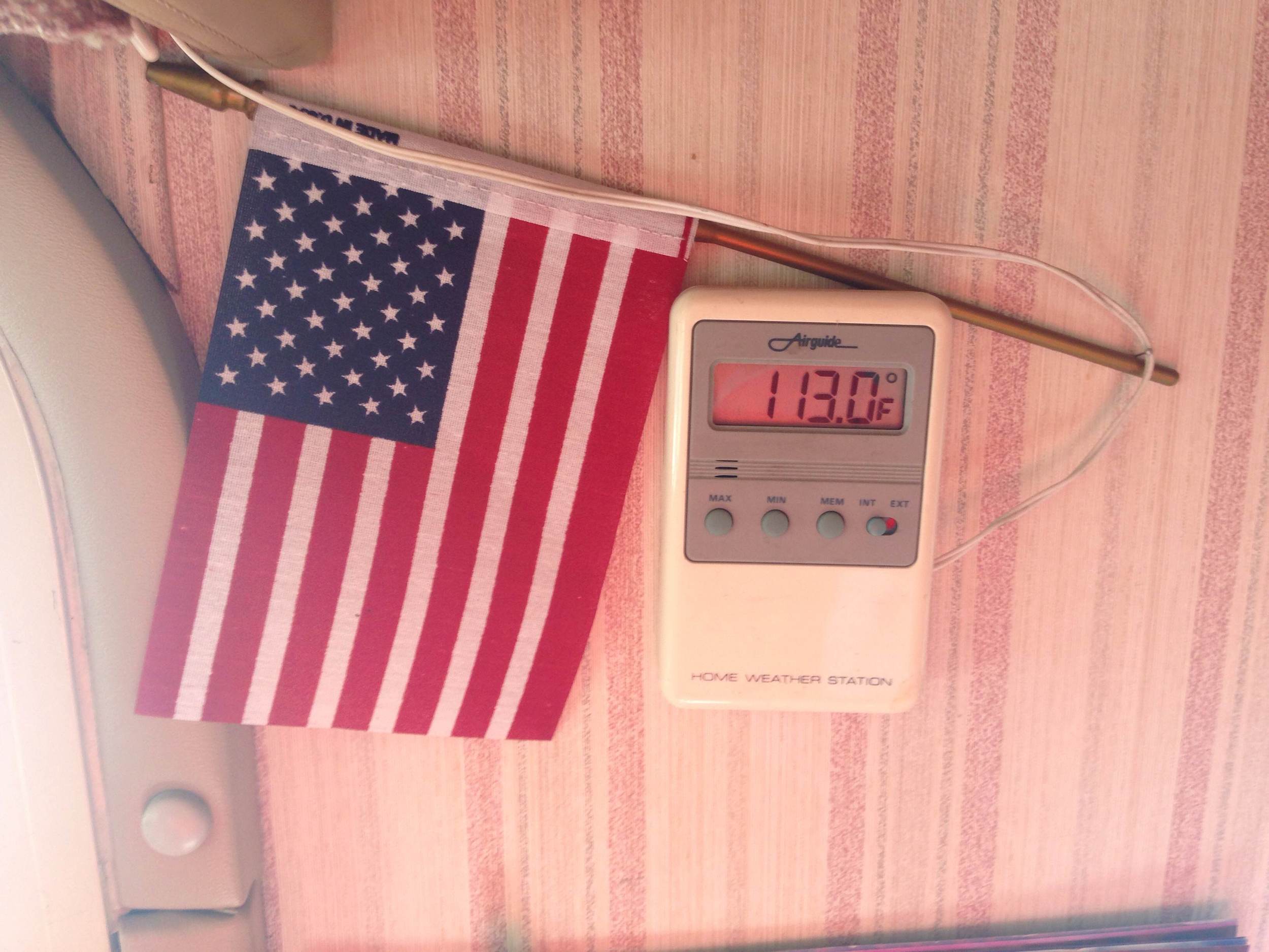 A little toasty here...