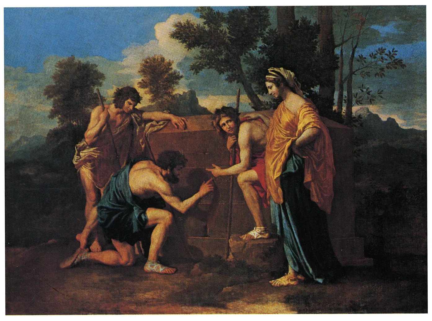 Et in Arcadia ego... Hidden codes in Poussin's Shepherds
