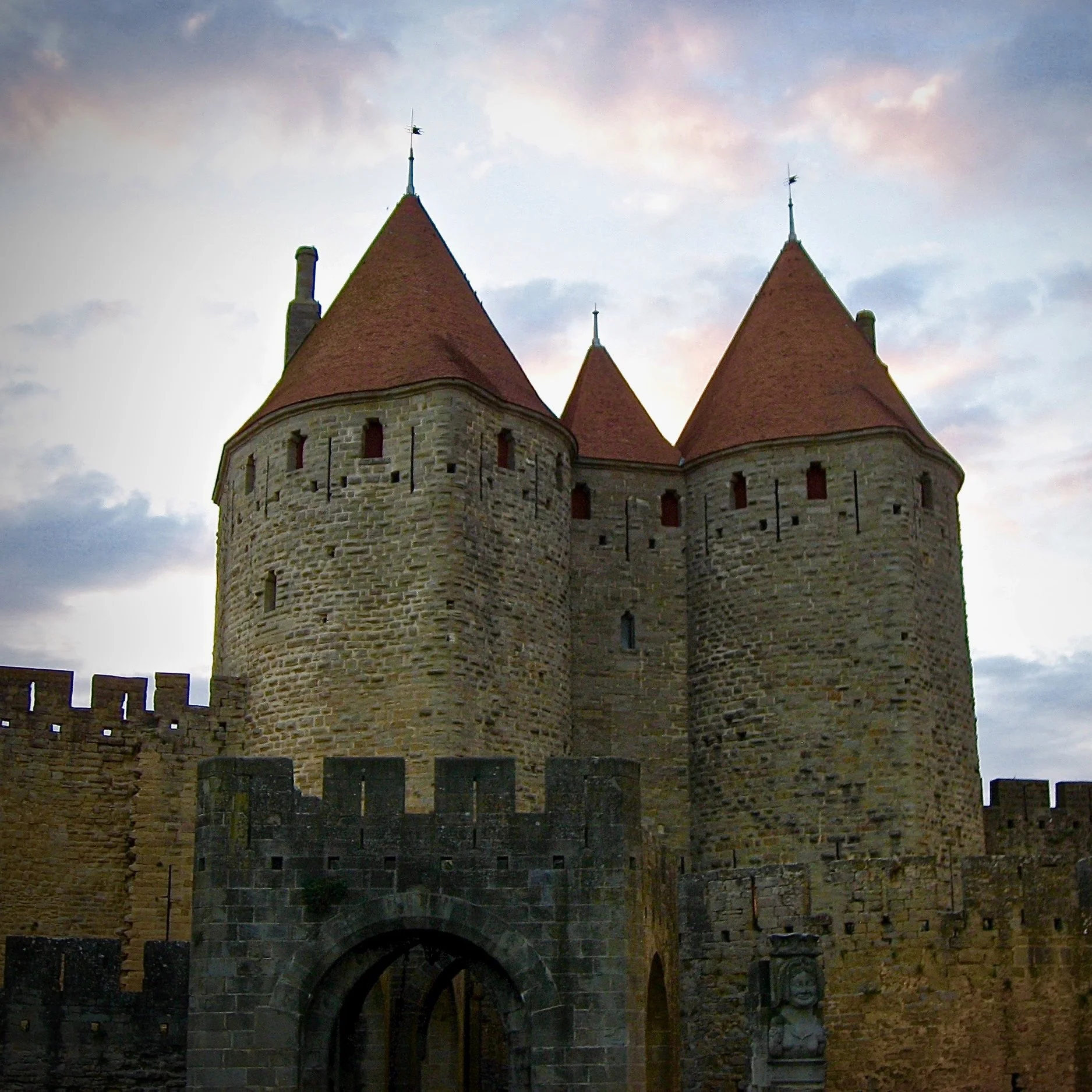 Carcassonne, France - Medieval City Gates - Sacred Mystery Tours with Allysha Lavino