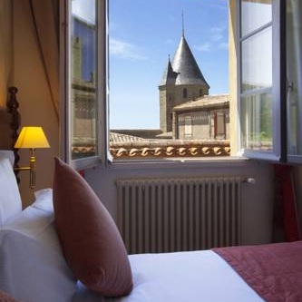 Carcassonne, France - Donjon Hotel Room - Sacred Mystery Tours with Allysha Lavino