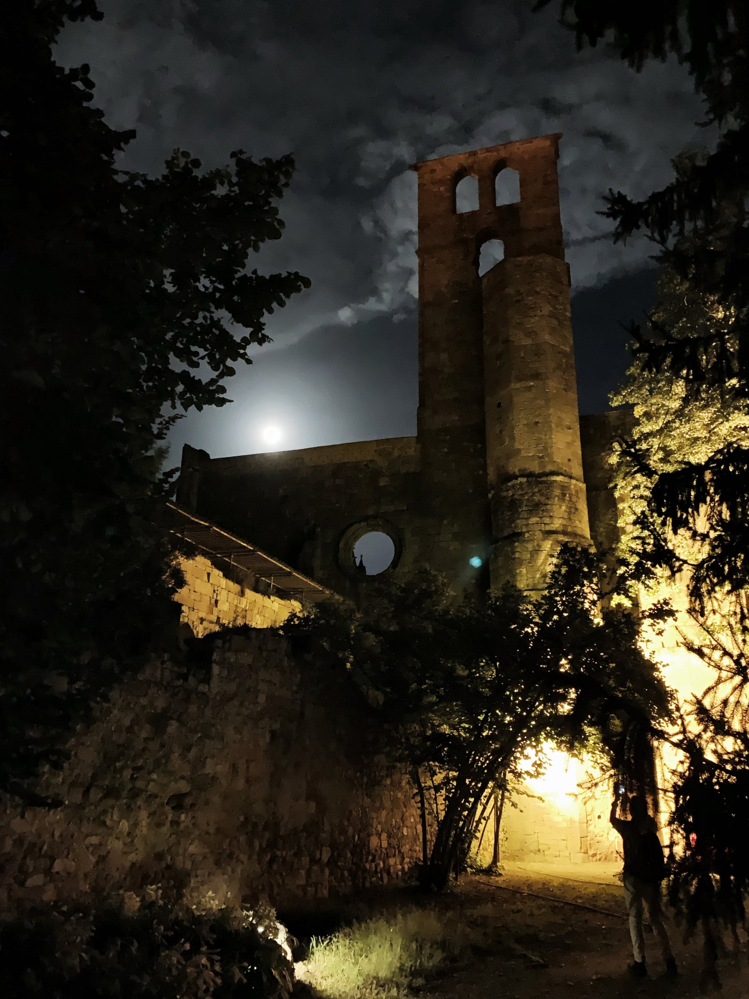 Alet-les-Bains, France - Cathedral Ruins at Night-min.JPG
