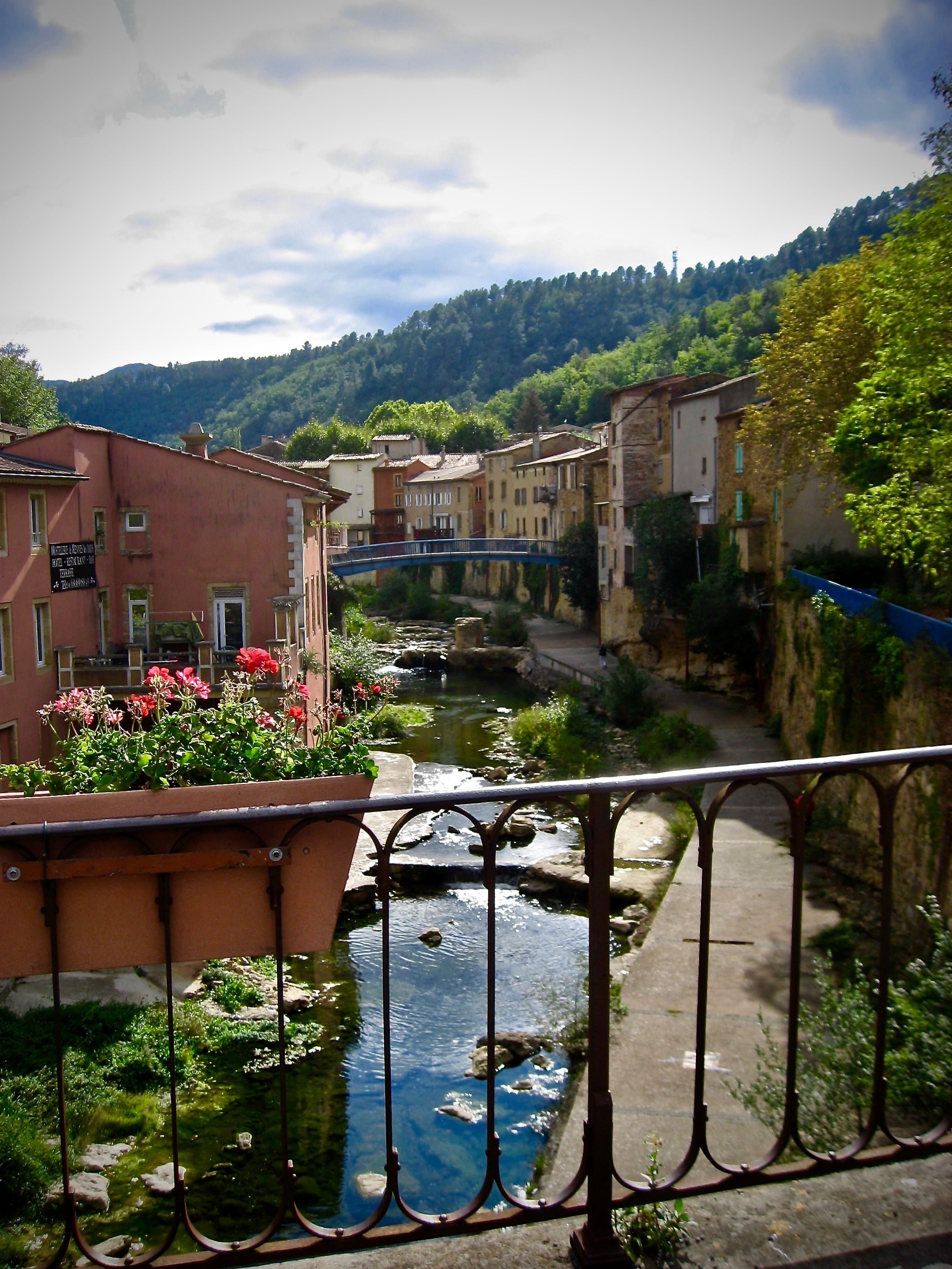 Rennes-les-Bains, France - Centre Ville & River Salz with Railing - Photo by Allysha Lavino-min.jpg