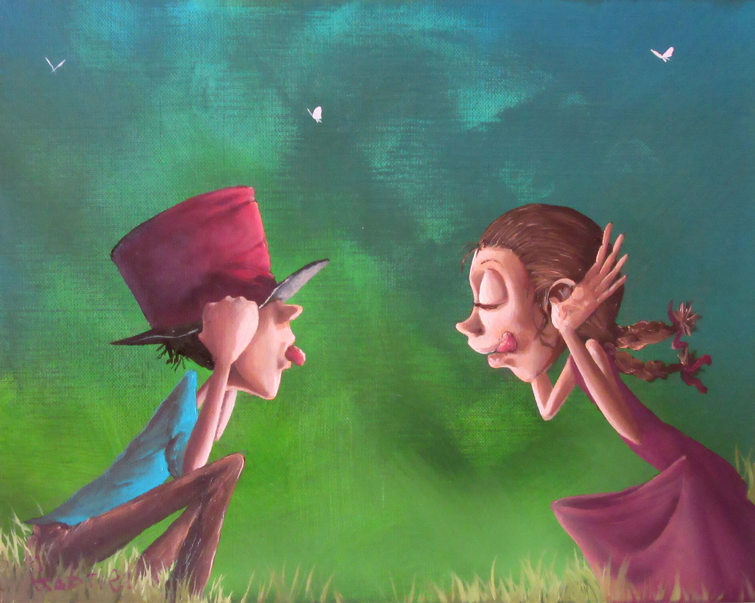 Making Faces with Little Brother.JPG