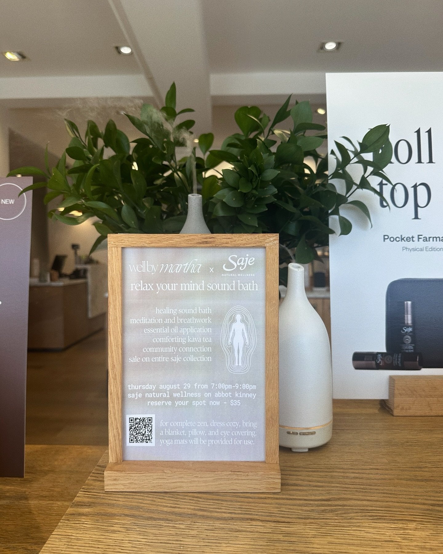 we are proud to share that our event with @sajewellness is now sold out! there is a waitlist available for those still interested. see you beautiful souls tomorrow 🤍

#soundhealing&nbsp;#soundbath&nbsp;#meditation&nbsp;#mindfulness&nbsp;#venicebeach