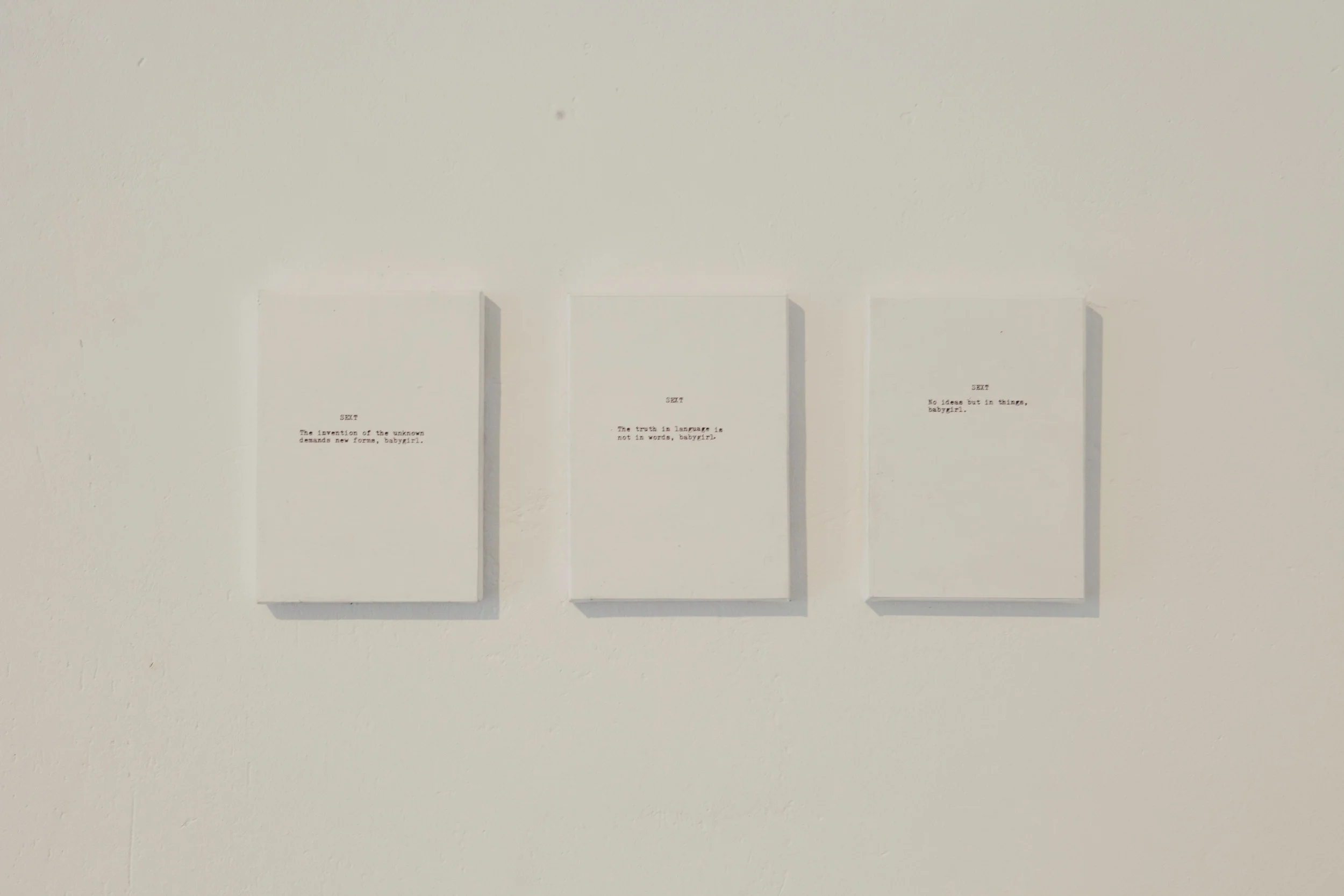  Sexts, detail (2015) 