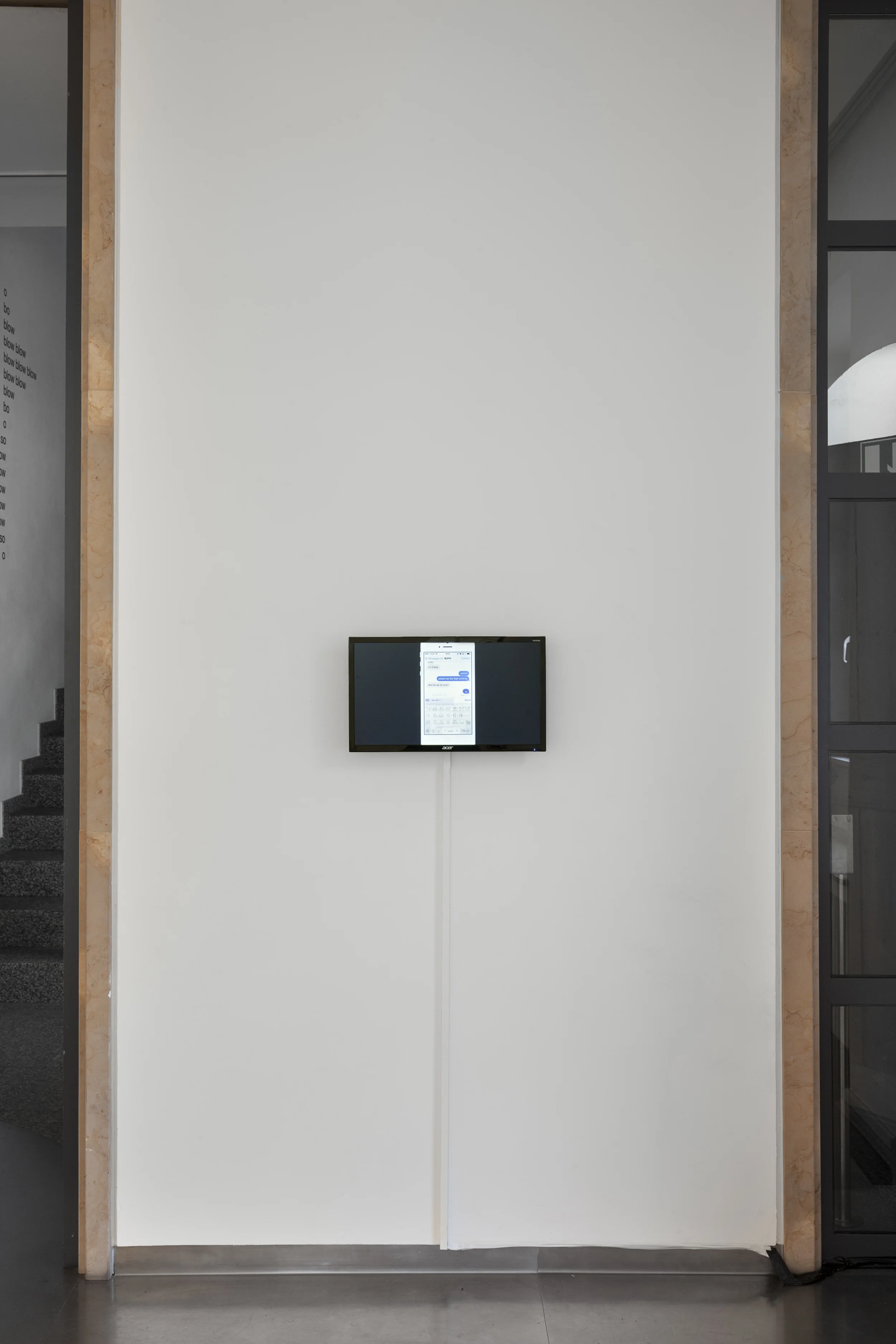 Exhibition view Eugen Gomringer &, Bielefelder Kunstverein, 2015, photo: Philipp Ottendîrfer