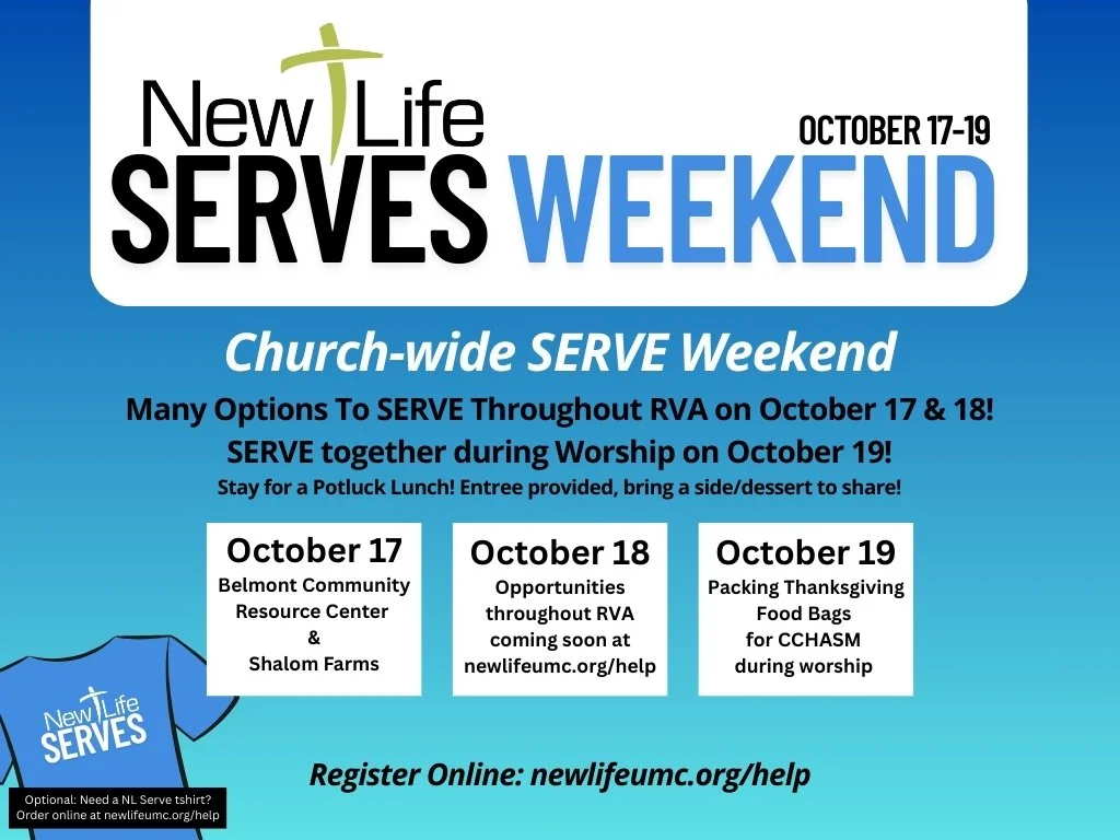 New Life SERVES WEEKEND
