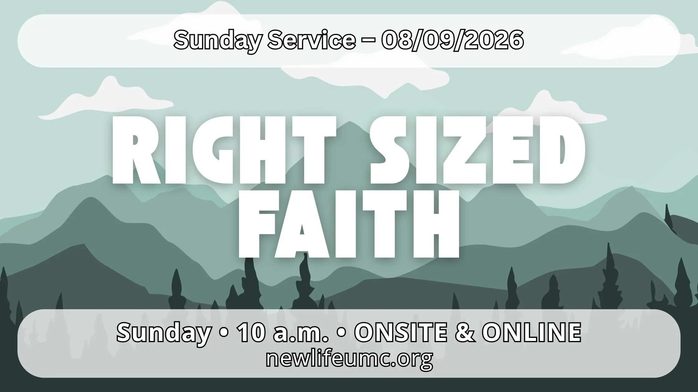 Right Sized Faith
