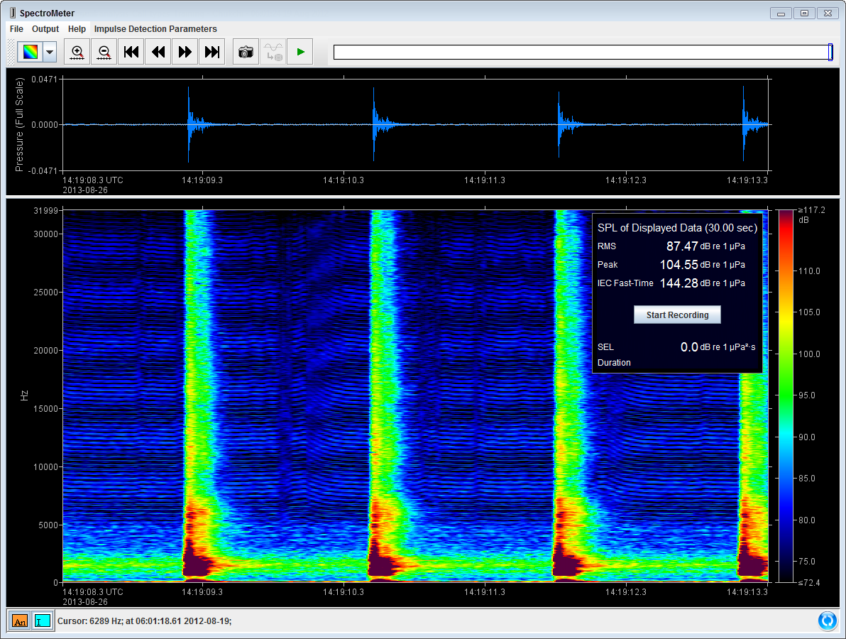 OSM underwater sound level meter measurements of impact pile driving