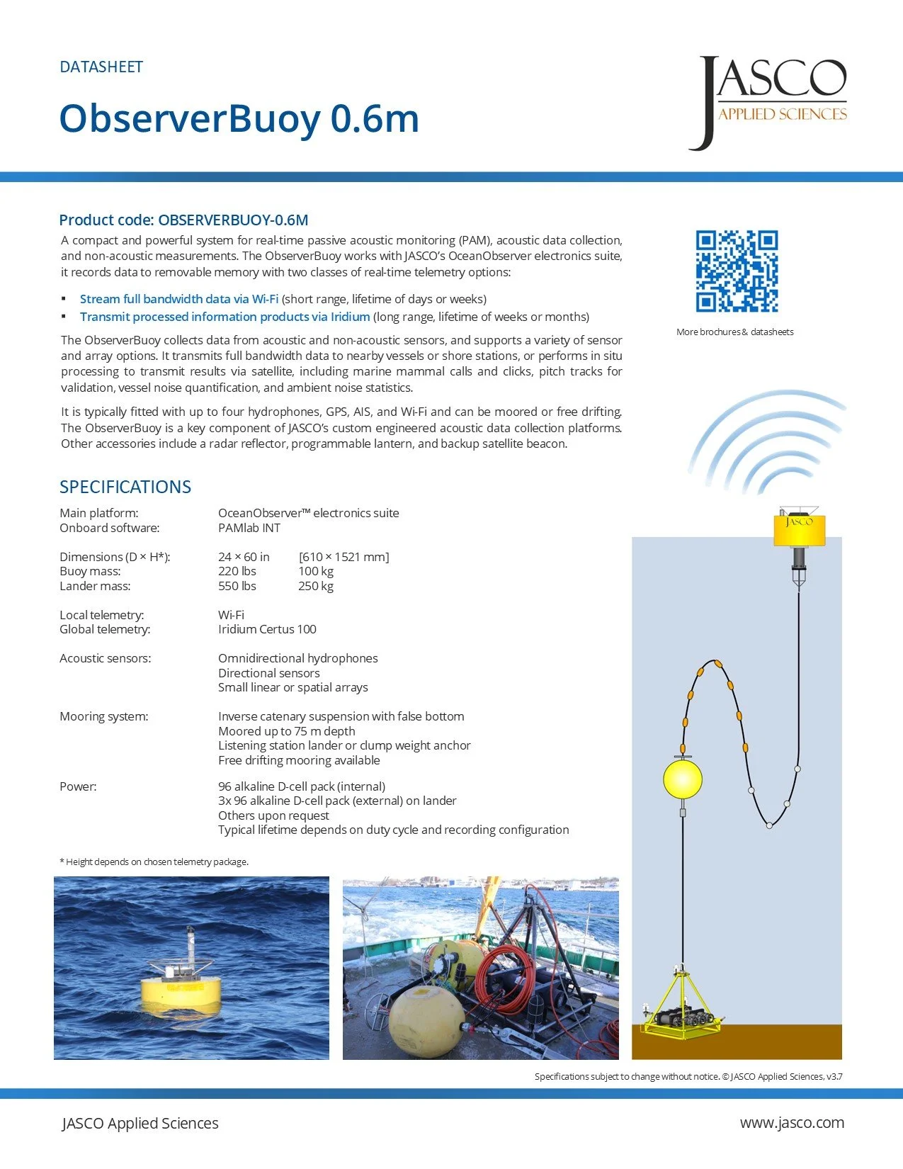 ObserverBuoy 0.6m Datasheet