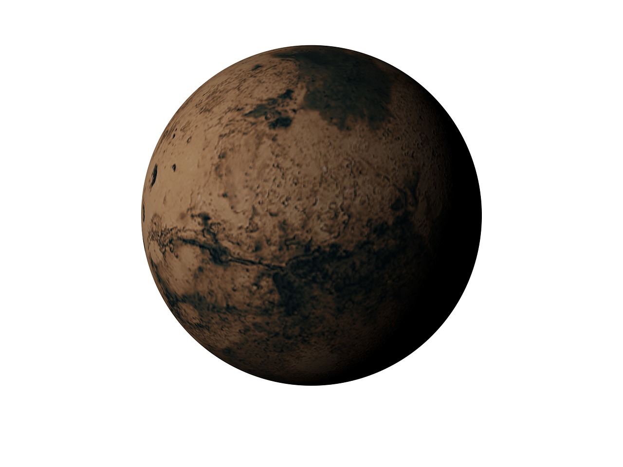 Running water may be running through Mars. Image from Creative Commons.