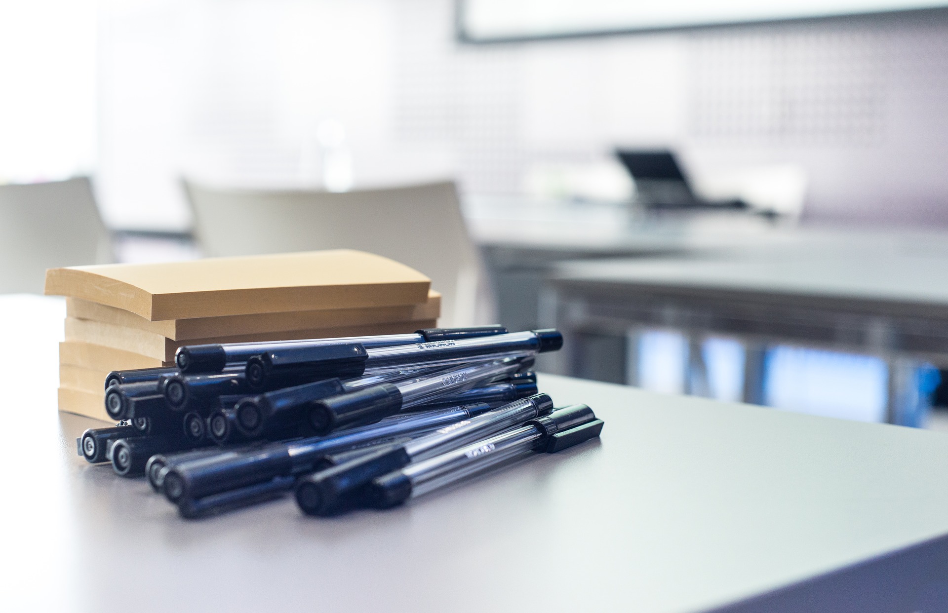 I encourage attendees to write questions on sticky notes during the meeting. Photo found on Pixabay. Photo falls under CC0 license .