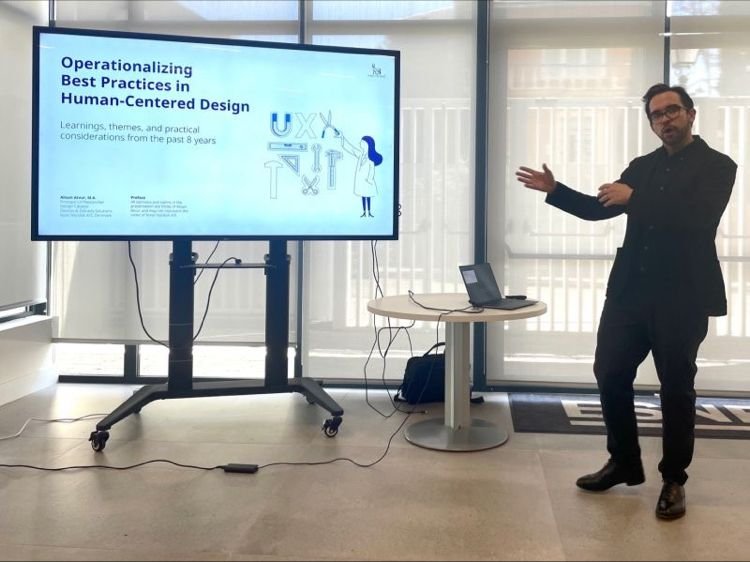 Presenting at the Design Management Conference in Madrid Spain in 2022