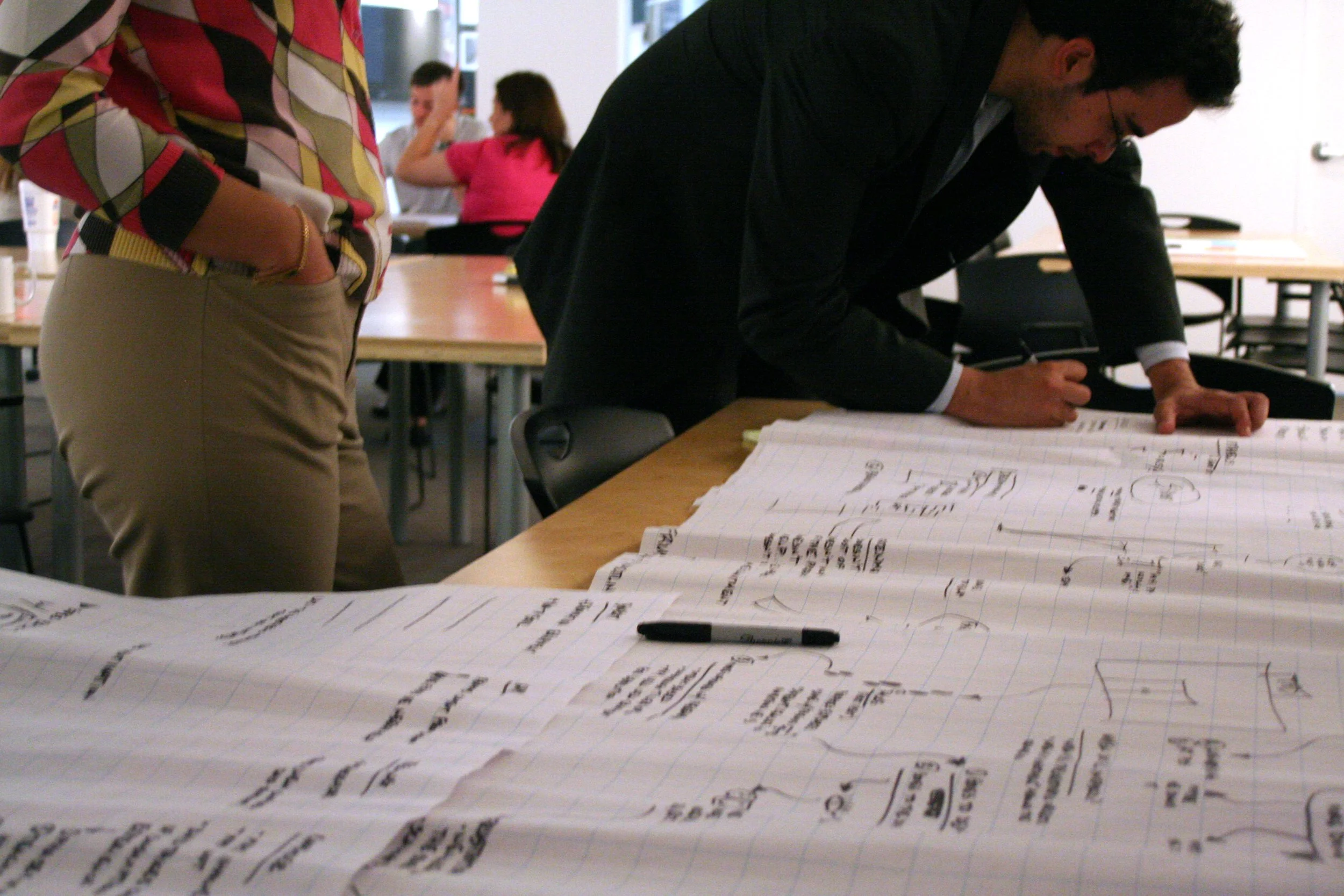 Alisan Atvur facilitates a workshop at InReality (2011)