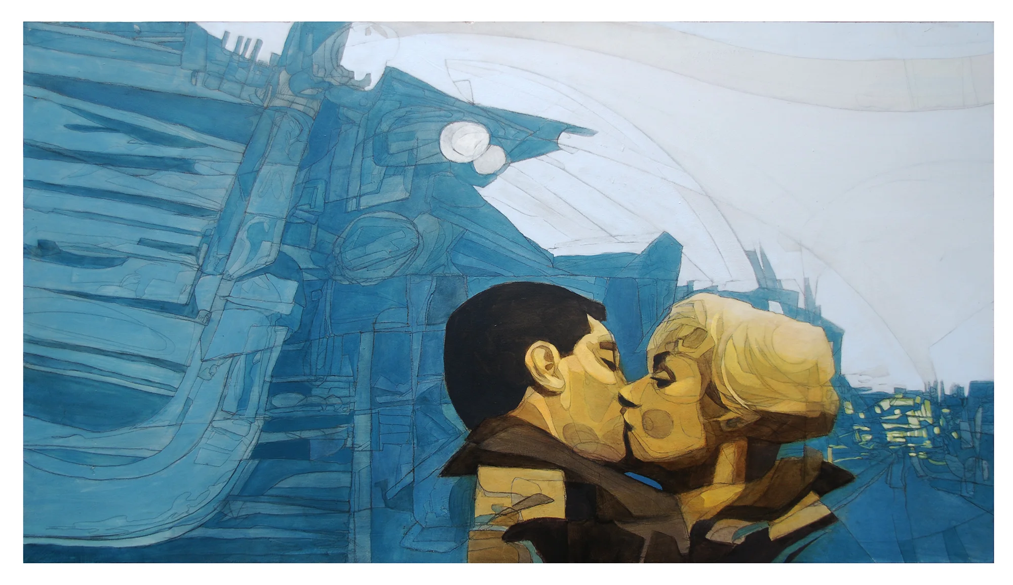 "kiss"