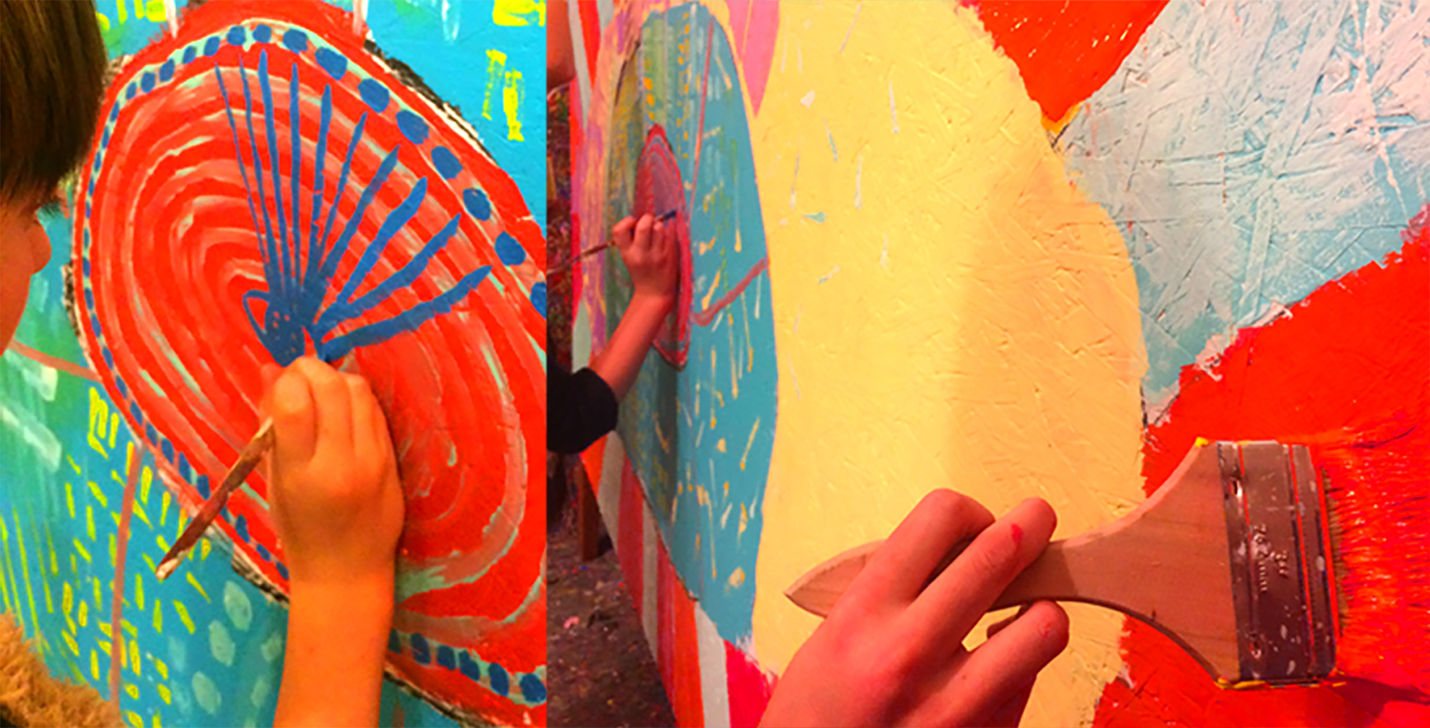 Participants will begin painting right away and will learn in a “hands on” way how to handle and apply paint with a variety of tools.