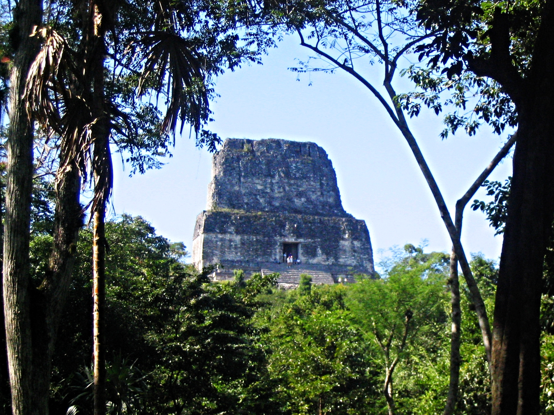 Temple Three - Tikal Maya Site - Belize Vacation Packages - Tikal - SabreWing Travel