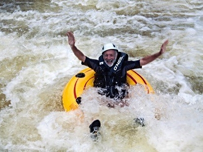 Tubing on the Macal River at Black Rock Lodge