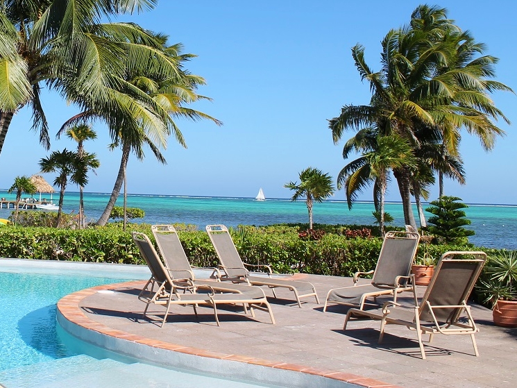 It is hard to beat a day by the pool with an amazing view