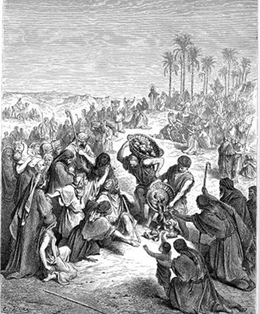 Dore, Gustave. Christ Feeding the Multitude . Unknown. WikiPaintings. Web. 13 January 2015. <www.wikipaintings.org>. This artwork is in the public domain. 