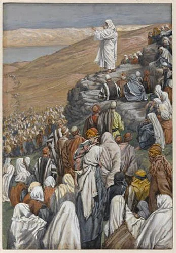 Tissot, James. The Sermon on the Mount . 1896. WikiPaintings. Web. 19 January 2016 <www.wikipaintings.org>. This artwork is in the public domain. 