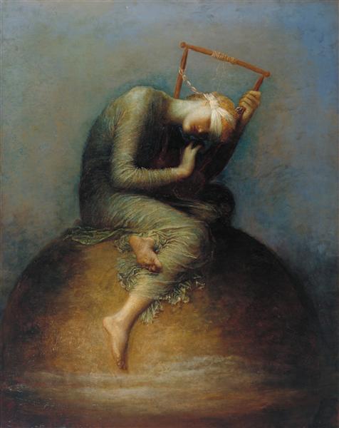 Watts, George Frederick. Hope . 1886. WikiPaintings. Web. 7 February2017. <www.wikipaintings.org>. This artwork is in the public domain.