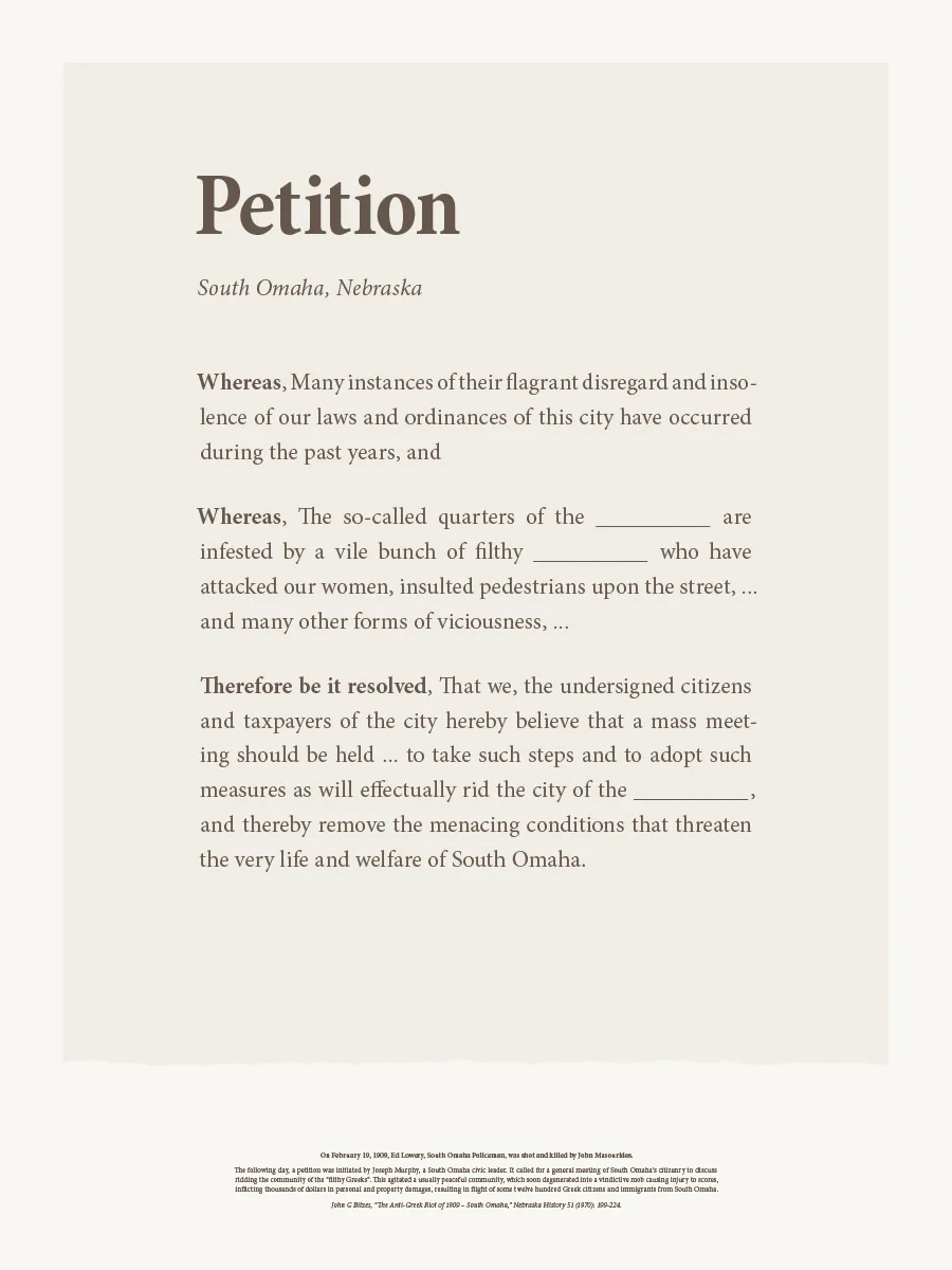 Petition: Joe Sparano