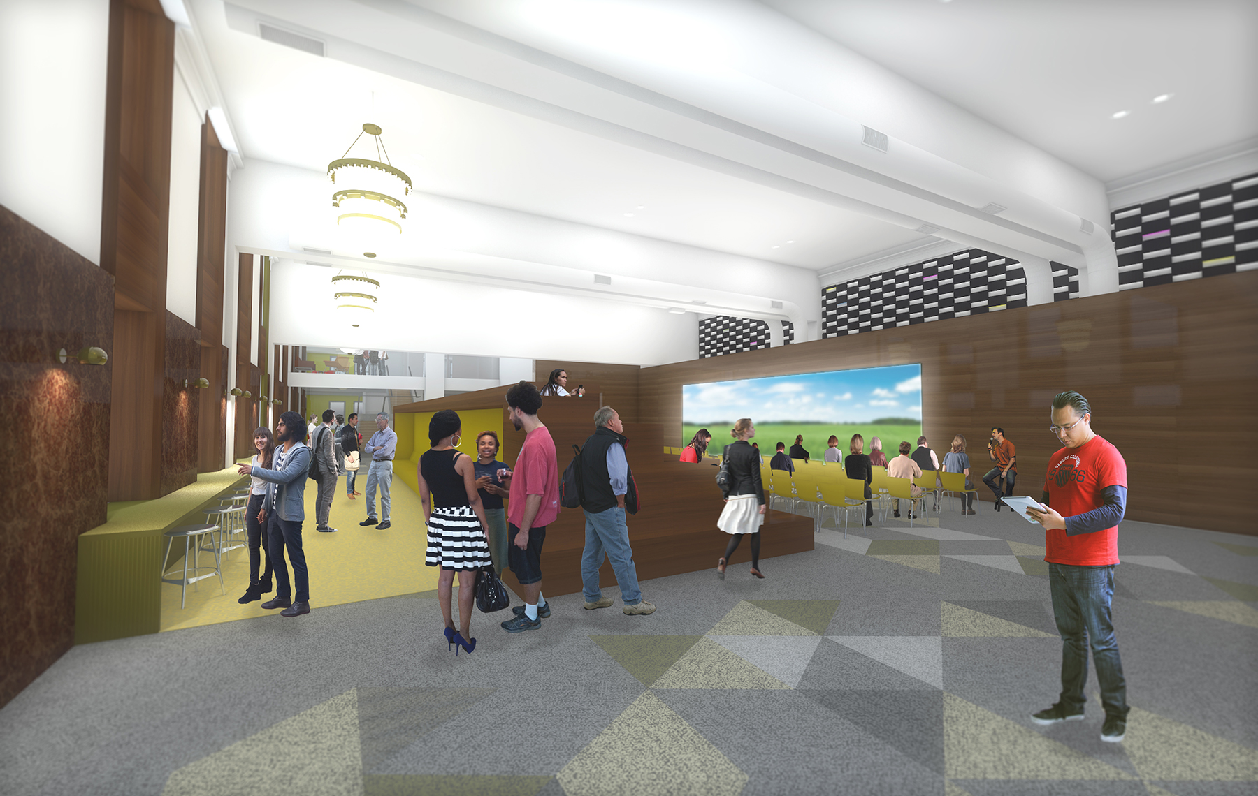 Trading Floor Rendering by DeOld Andersen