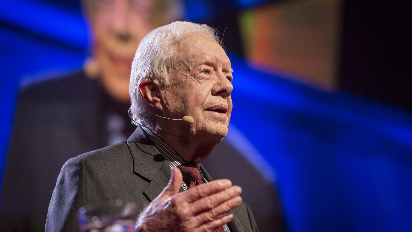 President Jimmy Carter speaks at TEDWomen2015