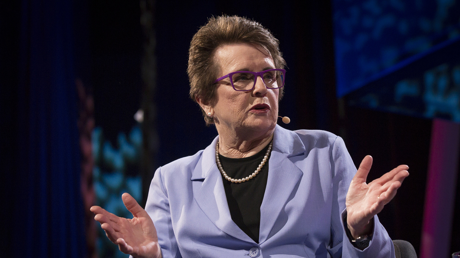 Billie Jean King speaks at TEDWomen2015
