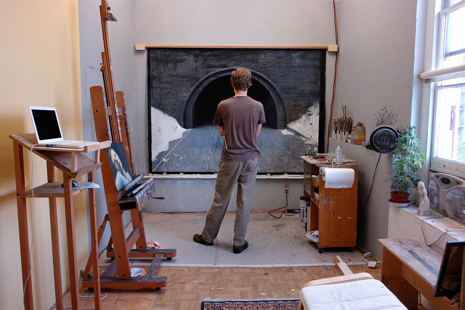 In the studio, 2011