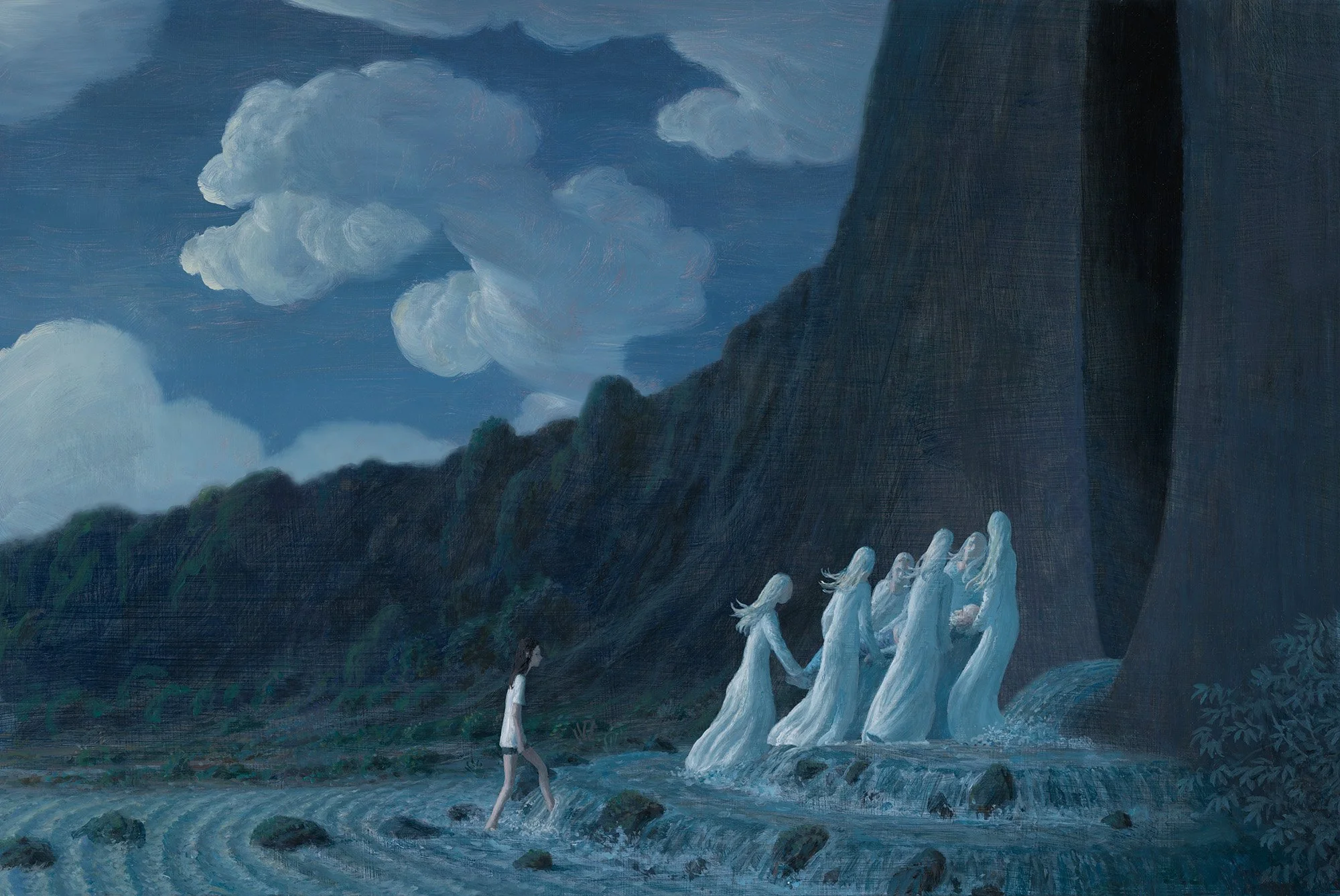 Page from the graphic novel "Runoff"

 

 2026, oil on panel, 13 x 19 in / 33 × 48 cm 