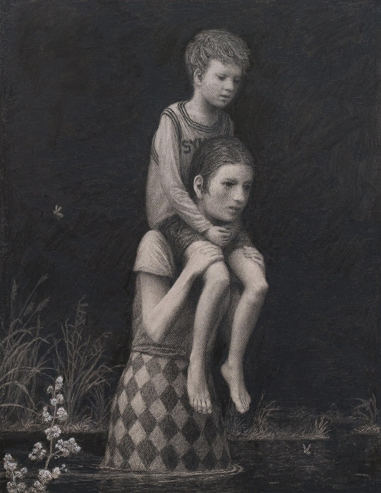 Golden Meadow

 

 2026, charcoal on paper, 25 x 19 in / 64 × 48 cm 