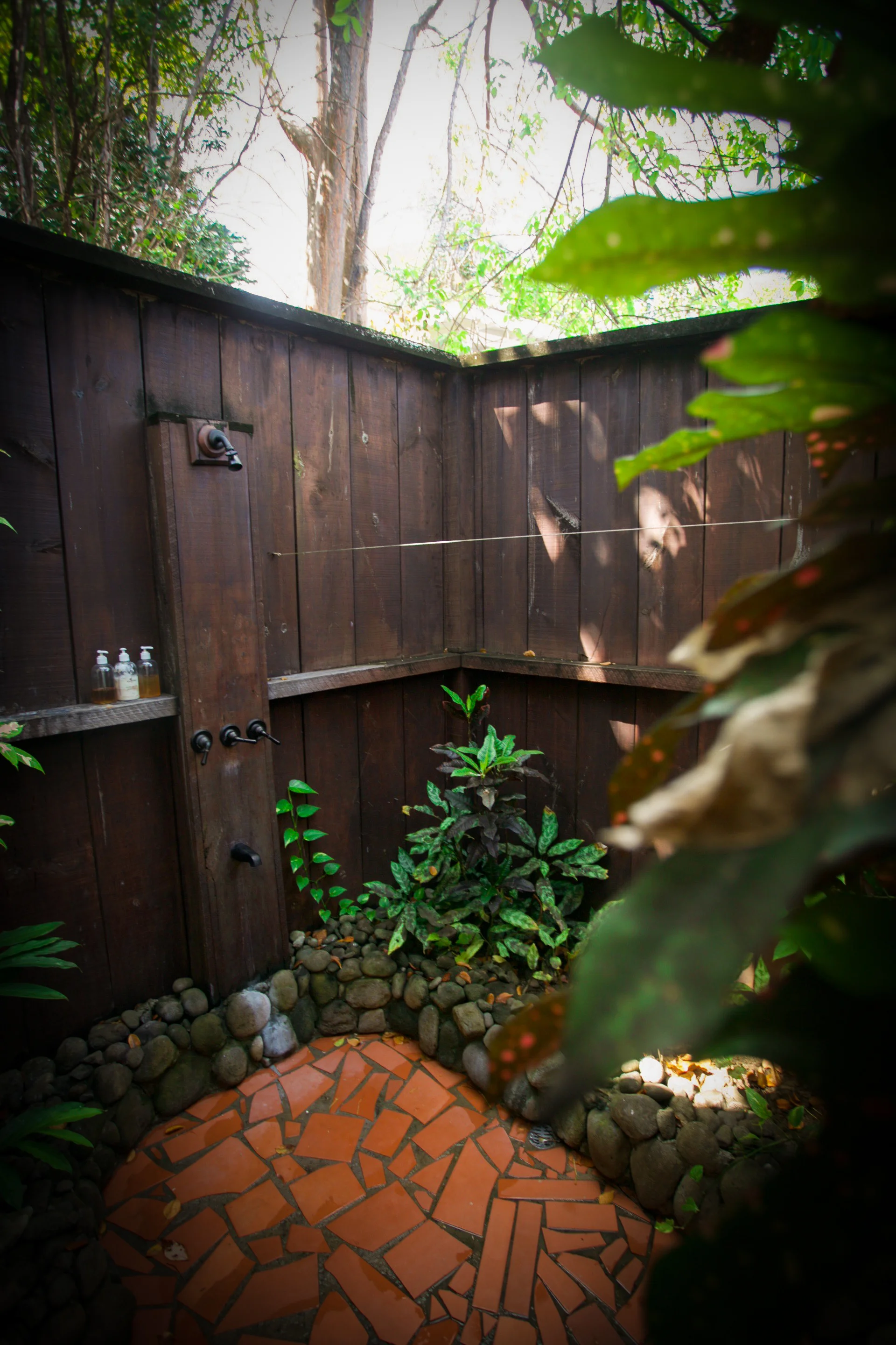 Ti Kaye Resort's private outdoor spa shower we will miss bathing in the warmth of the sun every morning and taking a relaxing evening rinse under the moonlit sky. Oh and they make their own spa shower products provided to guests during their stay inspired by the islands gifts of coconut, chocolate, and other fruits and herbal infusions. Photography Courtesy of The Aisle Photography