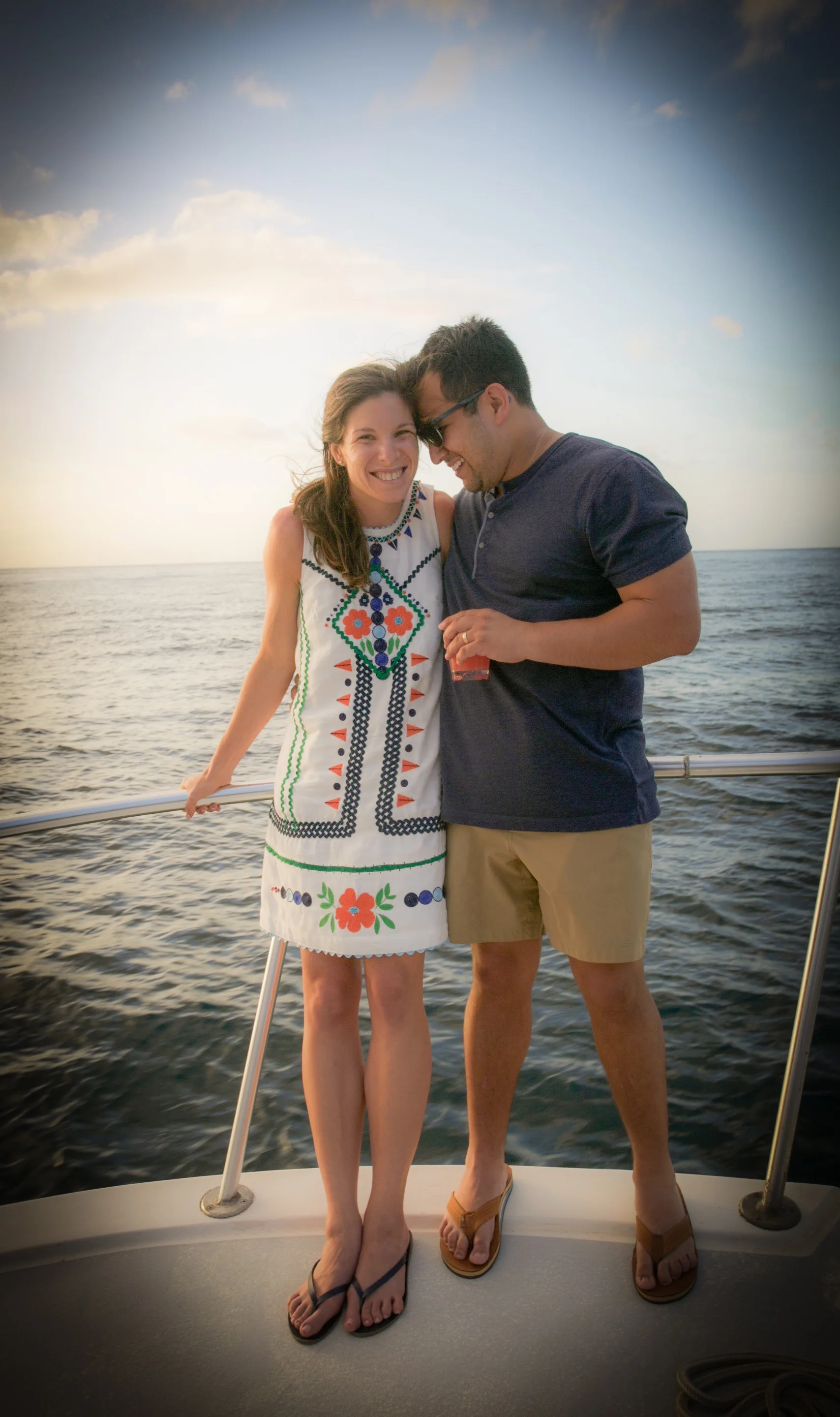 Newly Weds Sunset Cruise Ti Kaye Photography Courtesy of The Aisle Photography