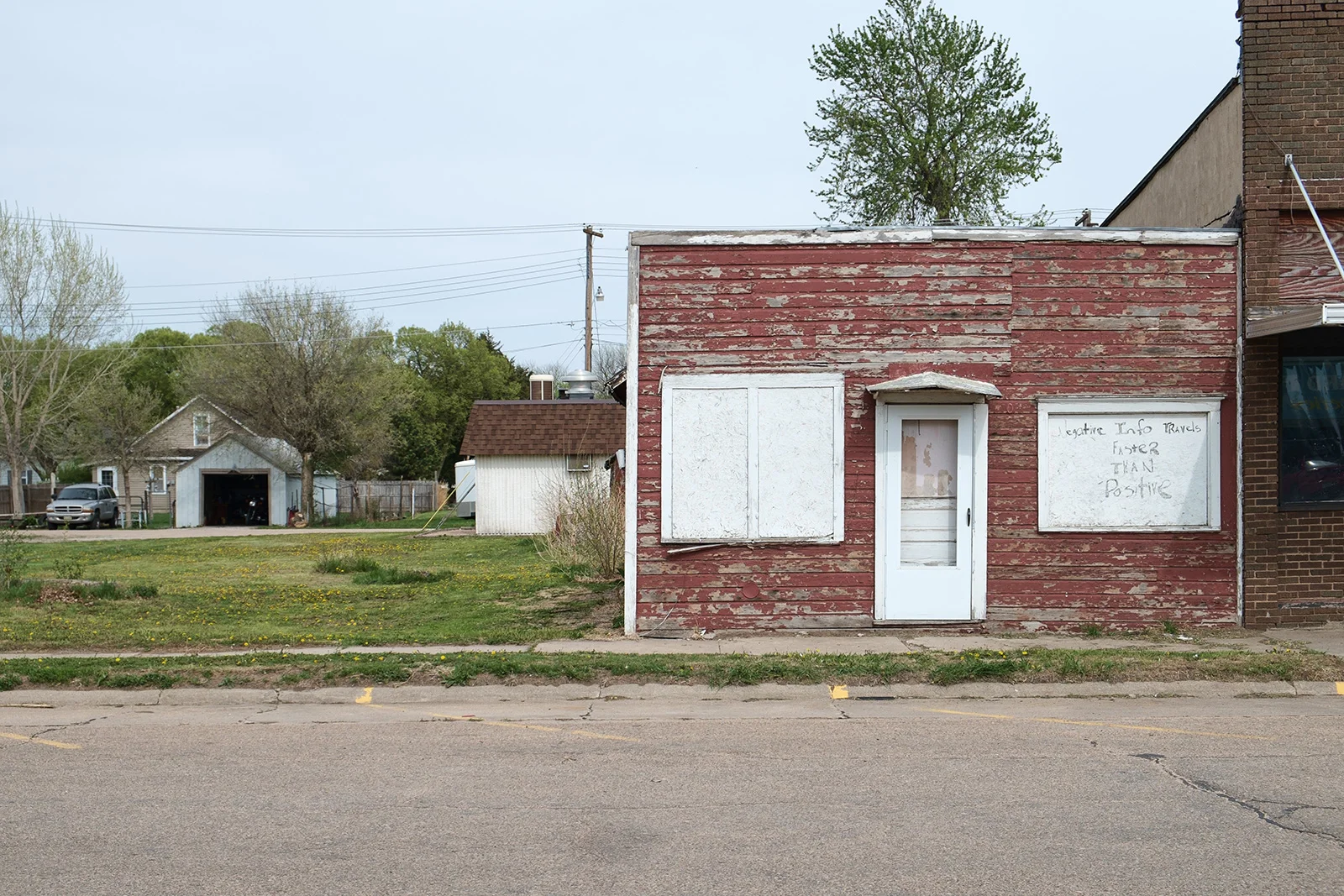Harvard, Nebraska - "Negative Info Travels Faster Than Positive"